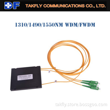 FTTH High Wavelength Isolation 1310/1490/1550nm Wdm / Fwdm